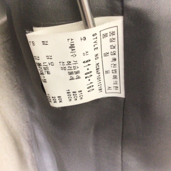 Rochas wool flannel jacket grey - Picture 9 of 10